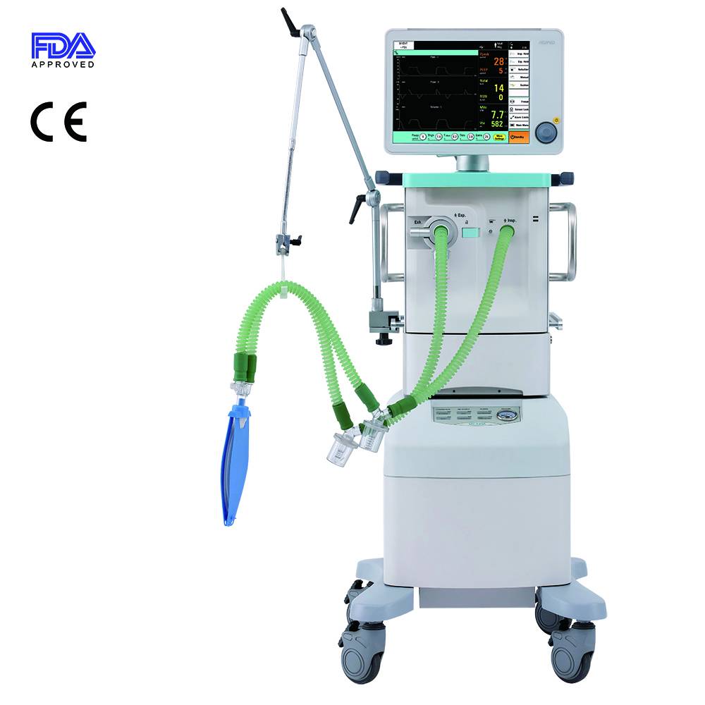 Medical Ventilator Breathing Medical Product Hospital ICU Equipment with CE mark