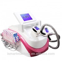 Portable multifunction vucuum+auto-roller+RF+infrared light+cavitation + laser fast cavitation slimming system